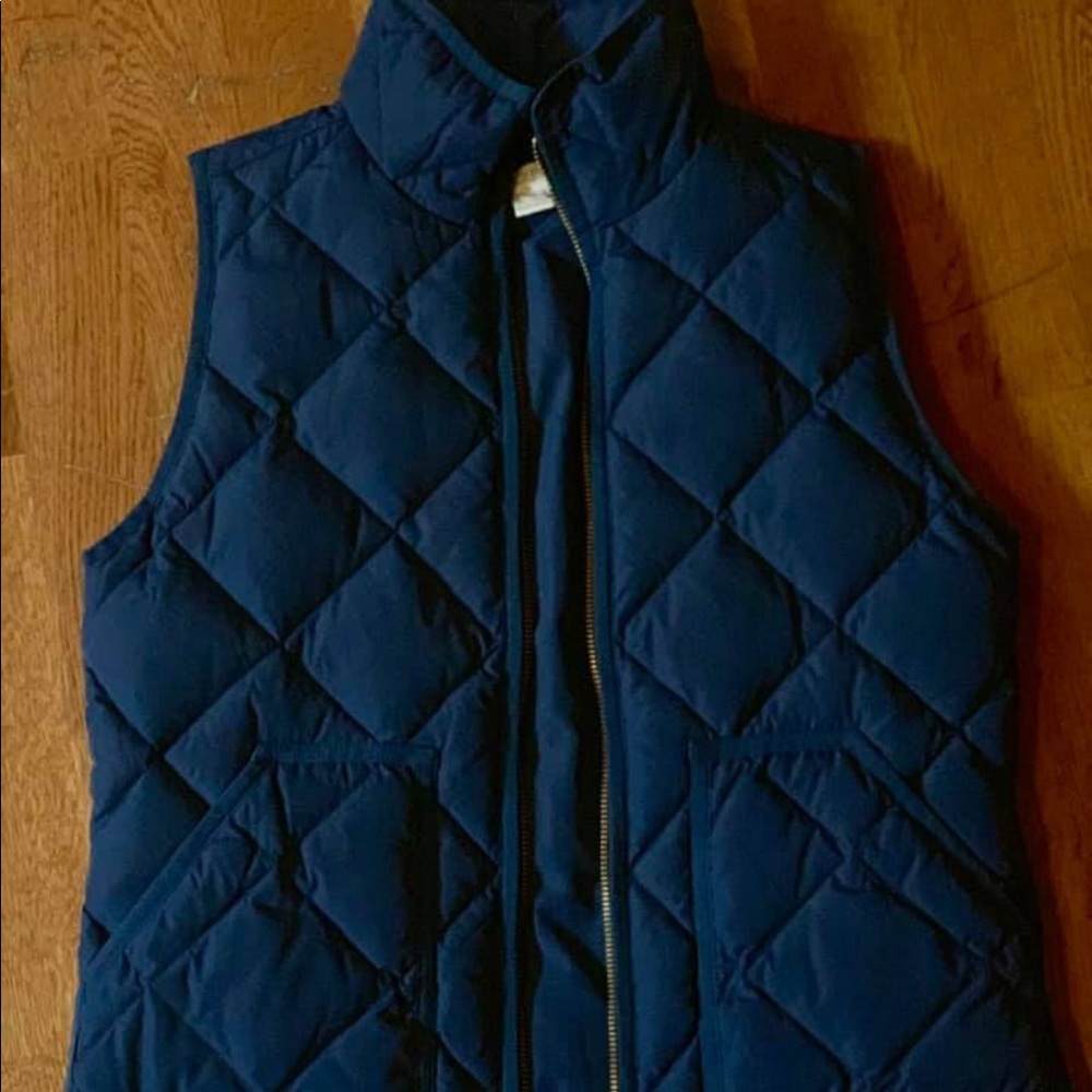 J. Crew navy vest